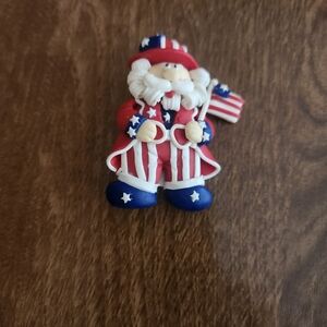 Patriotic Uncle Sam Pin